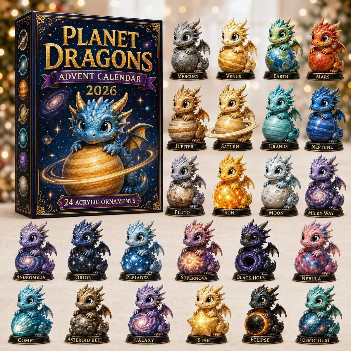 2026NEW Cross-Border Mysterious Creatures Series Mysterious Advent Calendar Christmas Calendar Blind Box S