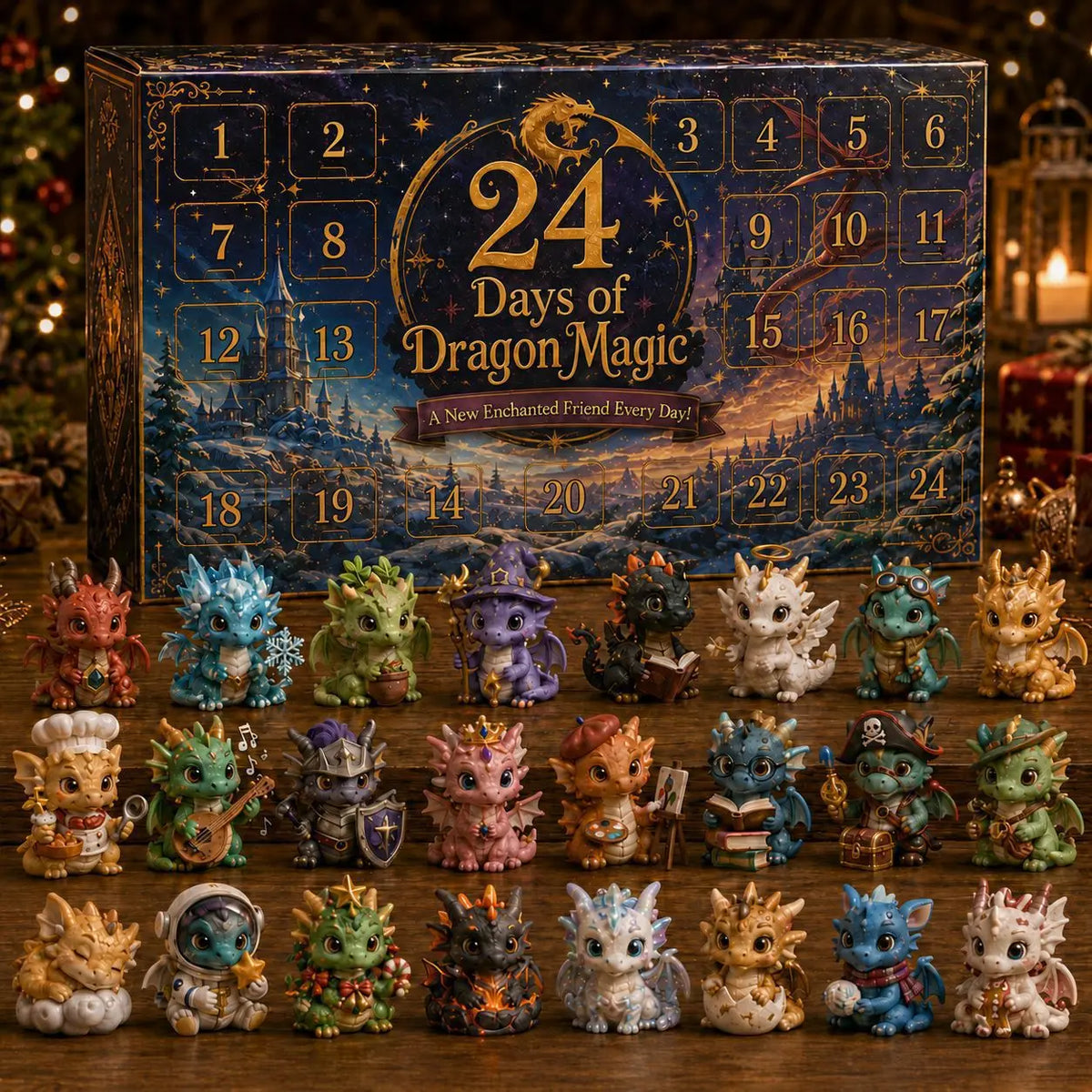 2026NEW Cross-Border Mysterious Creatures Series Mysterious Advent Calendar Christmas Calendar Blind Box S