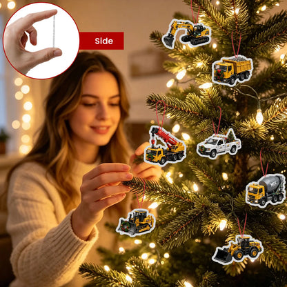 Construction Site Vehicles Advent Calendars 24 Days Christmas Countdown Desktop Ornament Festive Party Favor Gifts