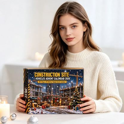 Construction Site Vehicles Advent Calendars 24 Days Christmas Countdown Desktop Ornament Festive Party Favor Gifts