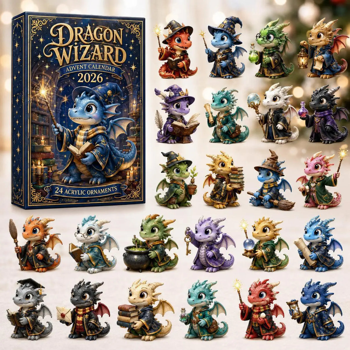2026NEW Cross-Border Mysterious Creatures Series Mysterious Advent Calendar Christmas Calendar Blind Box S