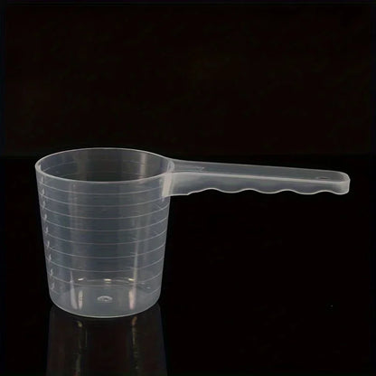1Pc Transparent Pet Measuring Spoon with Scale Plastic Dog Cat Feeding Shovel Pet Tableware Supplies 50G 100Ml