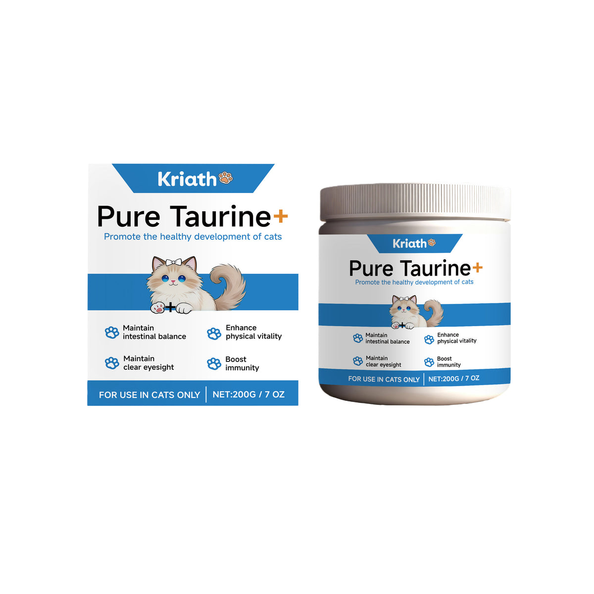 Taurine Powder for Cats Gentle Formula for Comfort and Nutritional Support